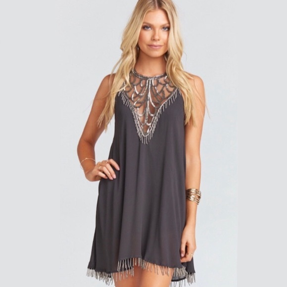 Show Me Your Mumu Liza Beaded Dress - Picture 1 of 9